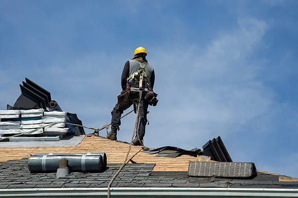 Professional Roofing technician working in Hot Sulphur Springs, CO